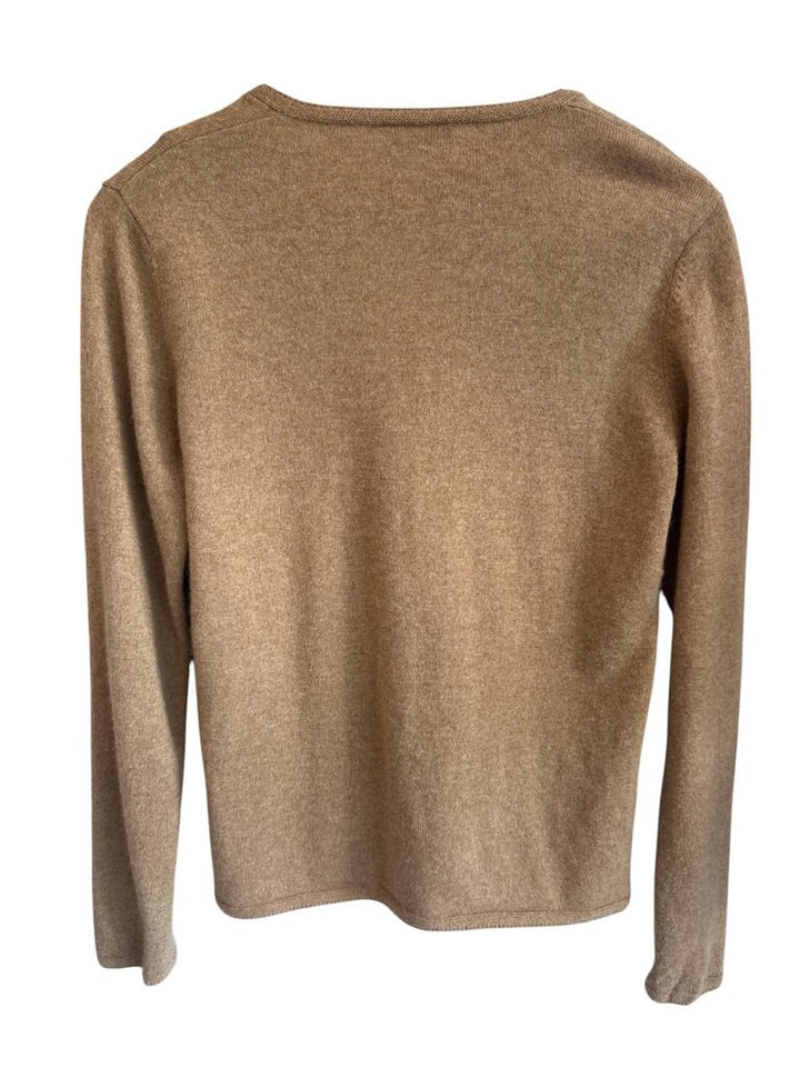 Silk & Cashmere Button Front Cardigan Sweater - Size Medium