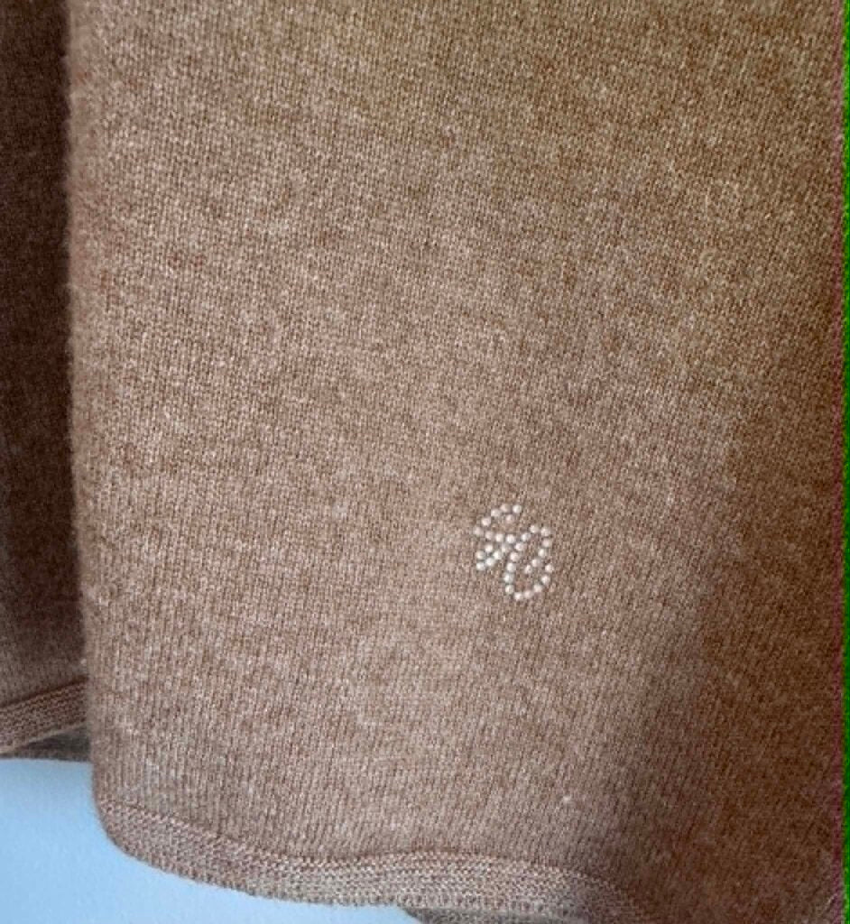 Silk & Cashmere Button Front Cardigan Sweater - Size Medium