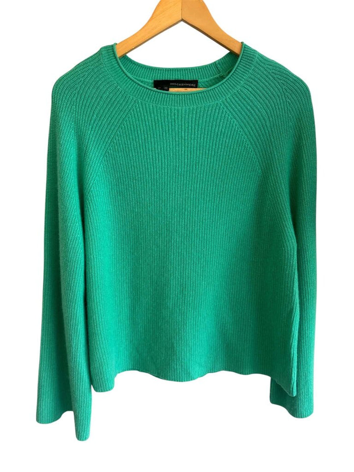 360 Cashmere Sophie Ribbed Cashmere Pullover Sweater - Size Medium