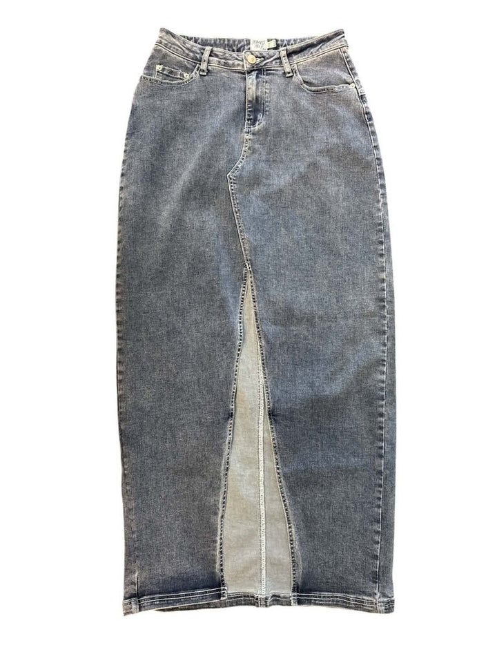 Princess Polly Batkins Maxi Denim Skirt NWT - Size 6