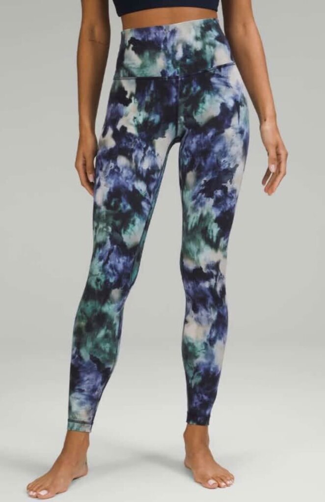 Lululemon Align High-Rise Pant 28" in Meteor Wash Print Multi - Size 8