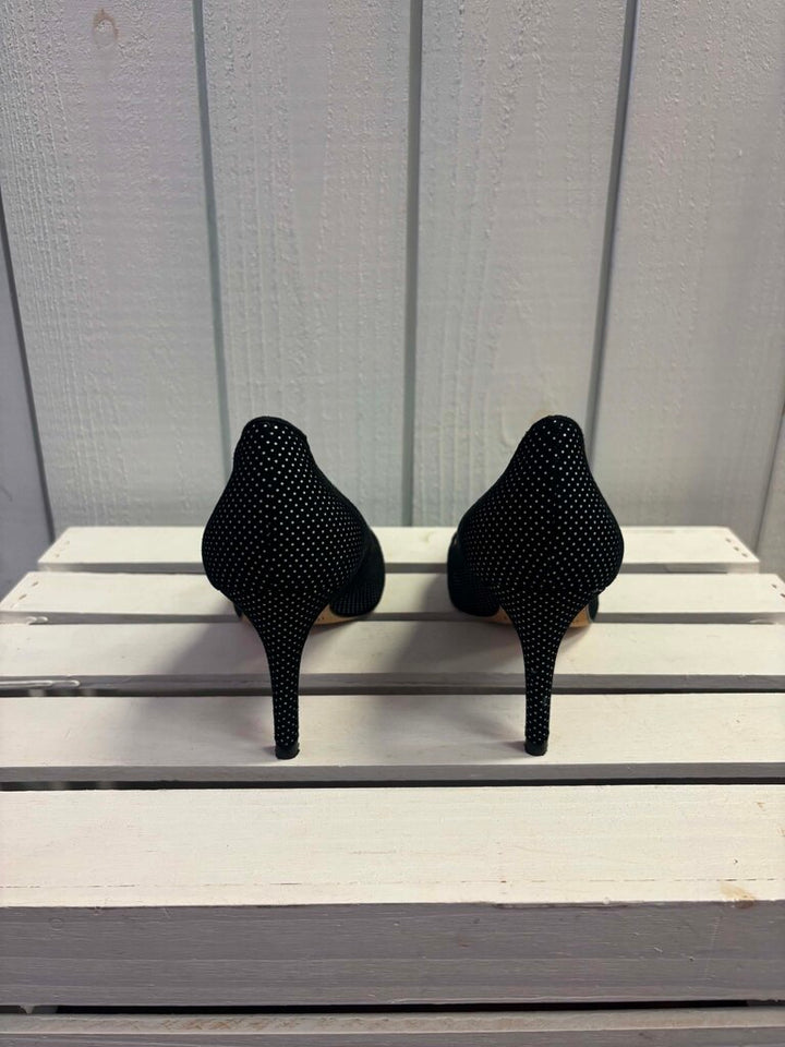 L. K. Bennett Polka Dot Suede Pumps - Size 37.5