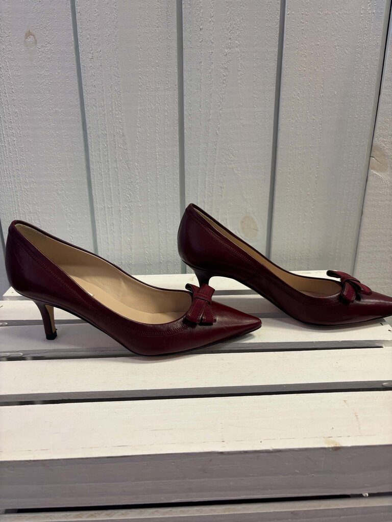 L. K. Bennett Red Pumps In Red - Size 37