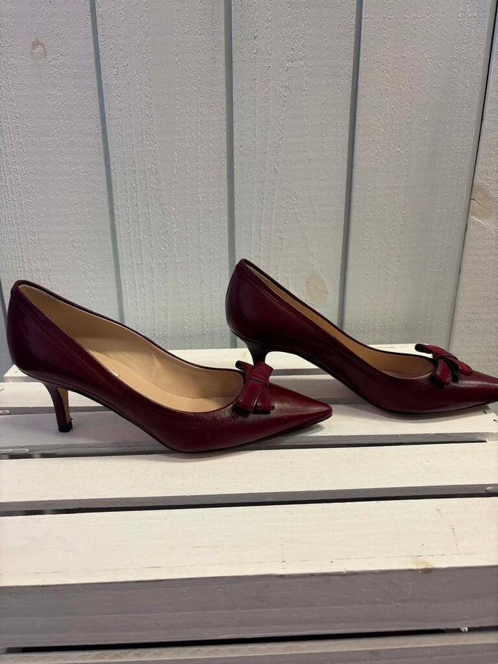 L. K. Bennett Red Pumps In Red - Size 37