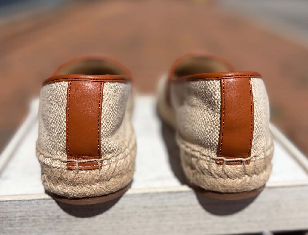 J Crew Canvas Espadrille Slip-On Loafers - Size 7
