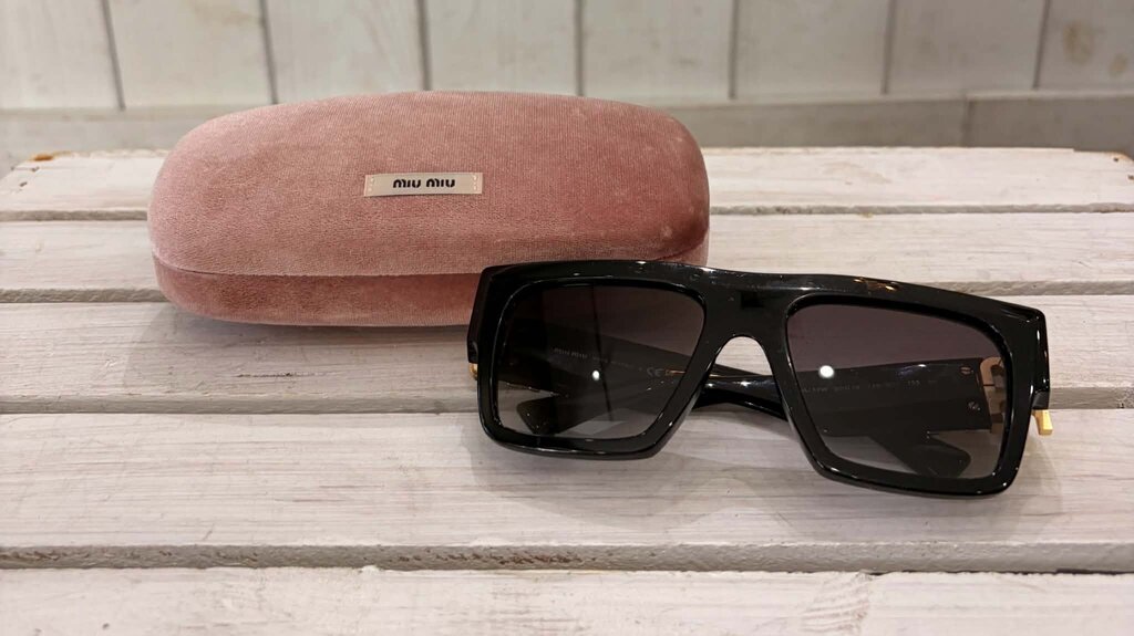 Miu Miu SMU Black/Grey Shaded Sunglasses