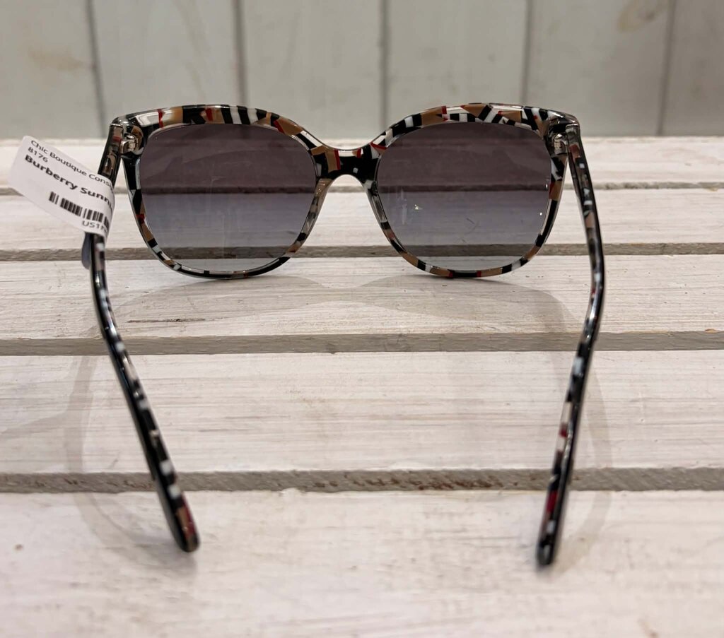 Burberry Butterfly Frame Grey Gradient Sunglasses