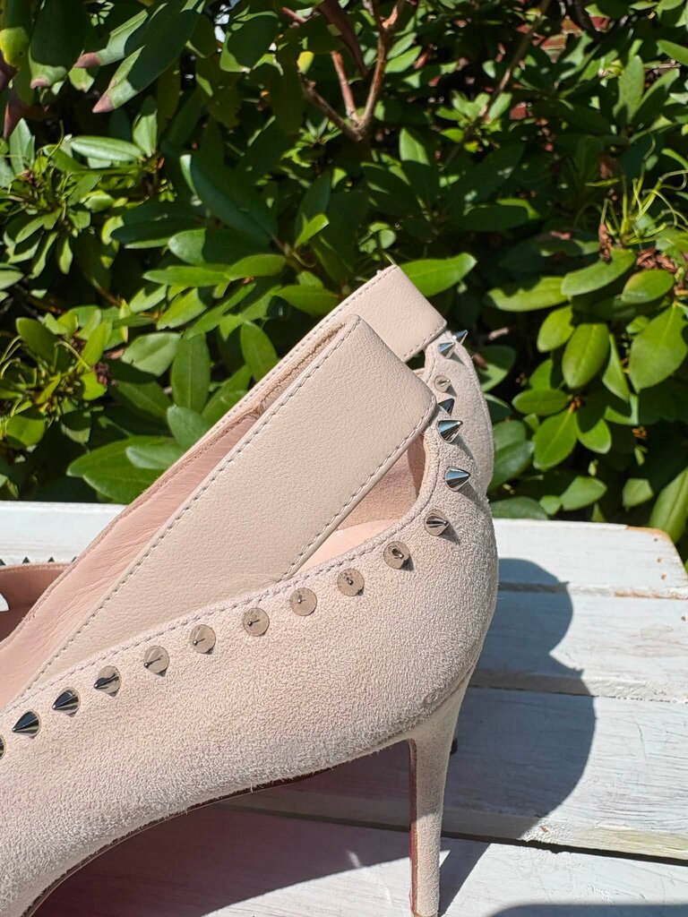 Christian Louboutin Duvette Spikes 85 Heels - Size 42