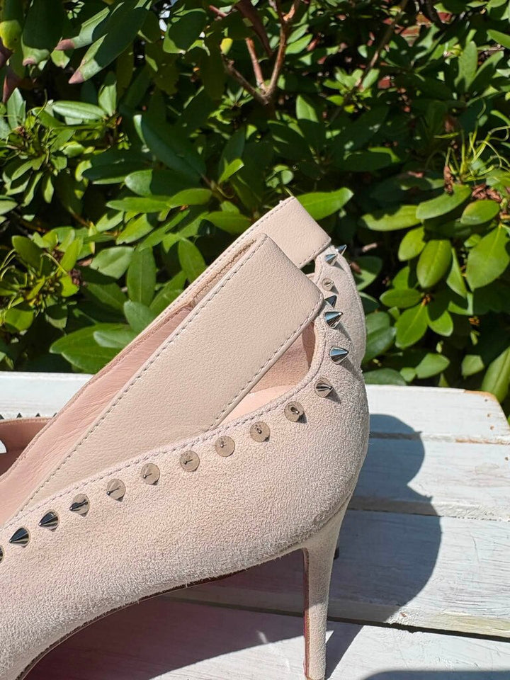 Christian Louboutin Duvette Spikes 85 Heels - Size 42