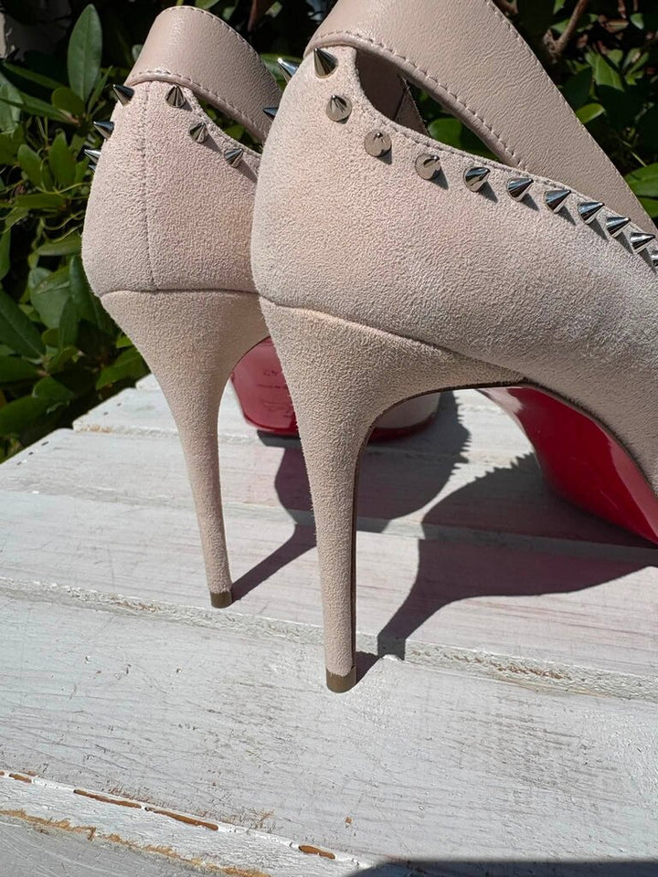 Christian Louboutin Duvette Spikes 85 Heels - Size 42