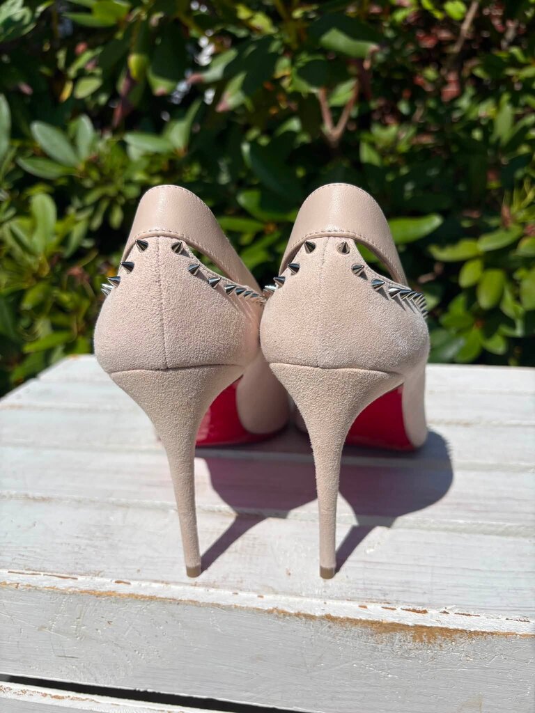 Christian Louboutin Duvette Spikes 85 Heels - Size 42