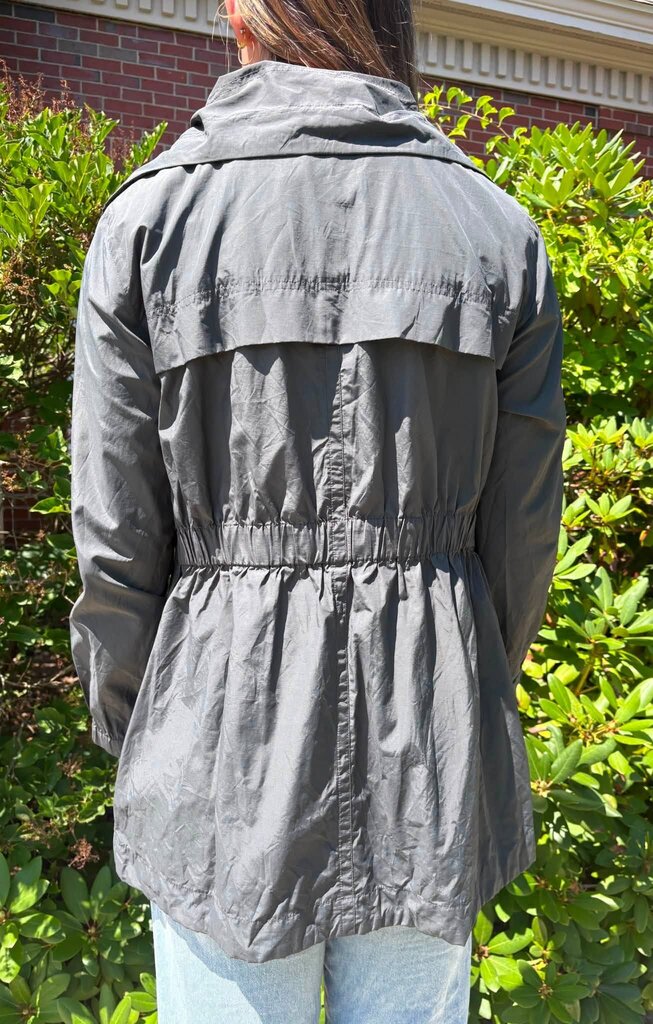 Eileen Fisher Light Cotton Nylon Utility Coat - Size XS
