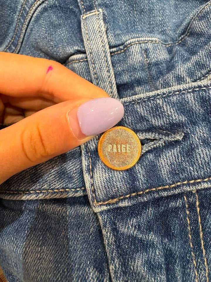 Paige Nellie Cropped Jeans in Laxi - Size 28