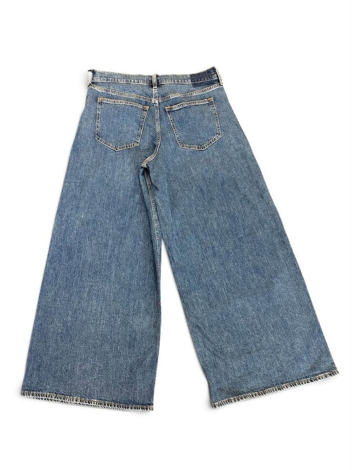 Abercrombie & Fitch NWT Mid Rise Ultra Wide Leg Jeans - Size 28 Short