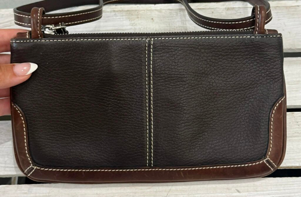 Dooney & Bourke Pebbled Leather Envelope Shoulder bag