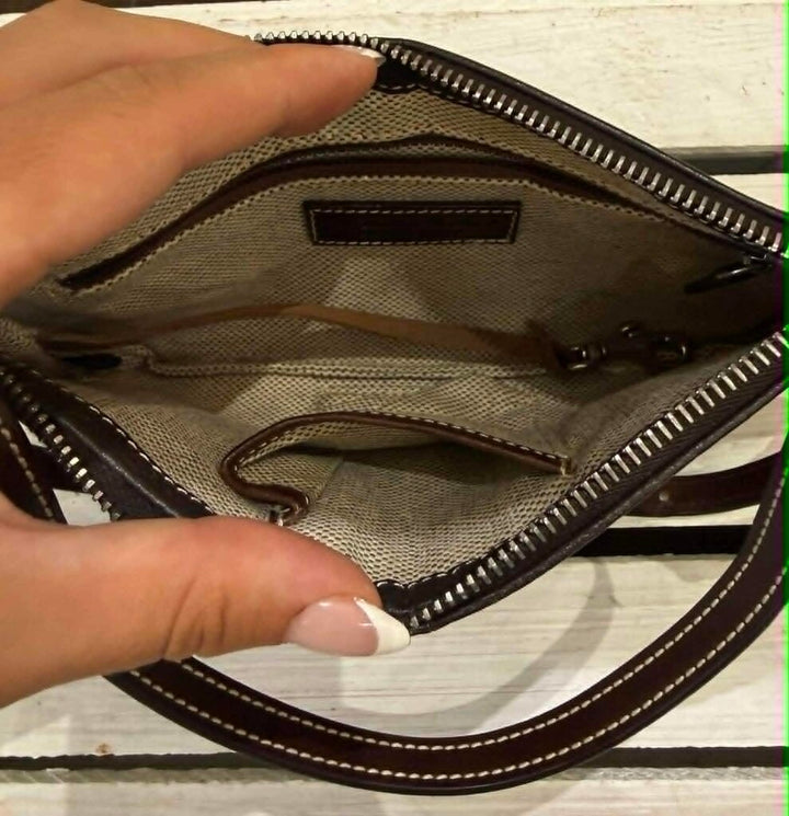 Dooney & Bourke Pebbled Leather Envelope Shoulder bag