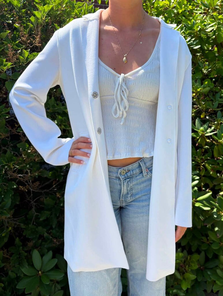 Carolina Belle Snap Button Blazer - Size Large