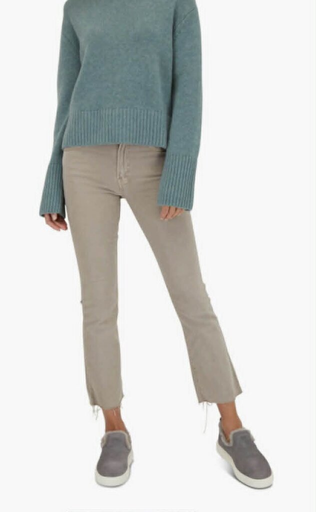 Mother The Insider Ankle Fray Chalk It Up Jeans - Size 30