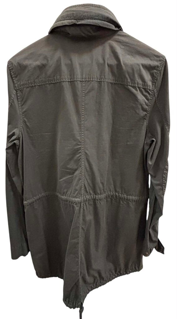 Standard James Pierce Parka Utility Jacket In Grey - Size Large