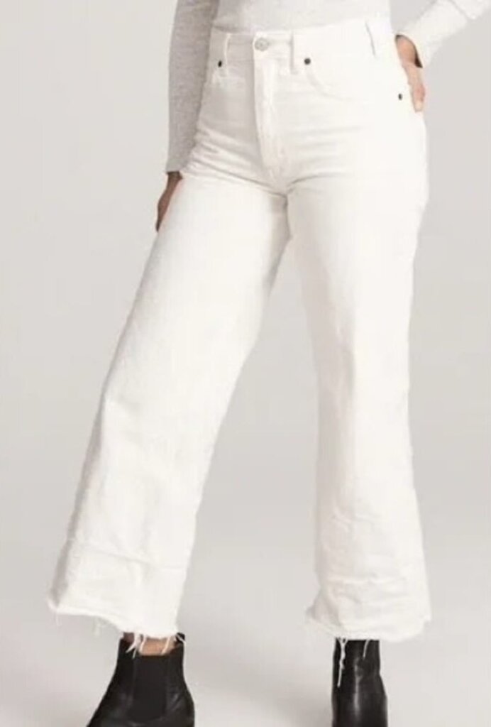 Abercrombie & Fitch The Crop Wide Leg Jeans - Size 29