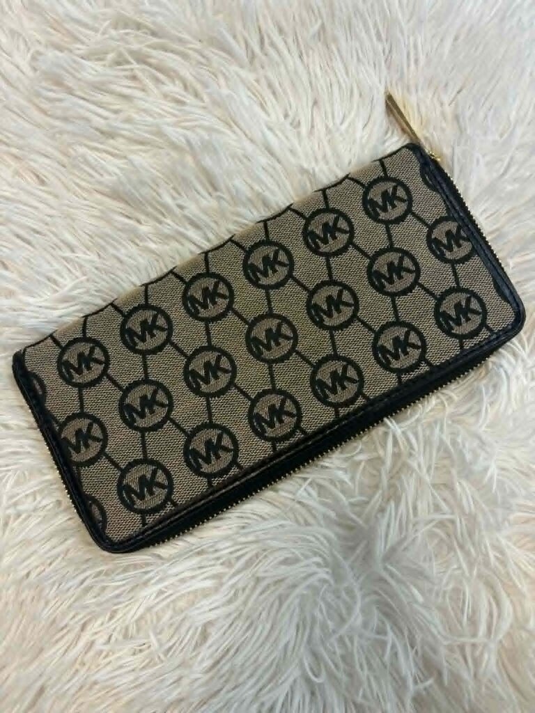 Michael Kors Monogram Jacquard Continental Wallet