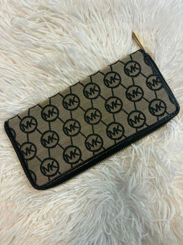 Michael Kors Monogram Jacquard Continental Wallet