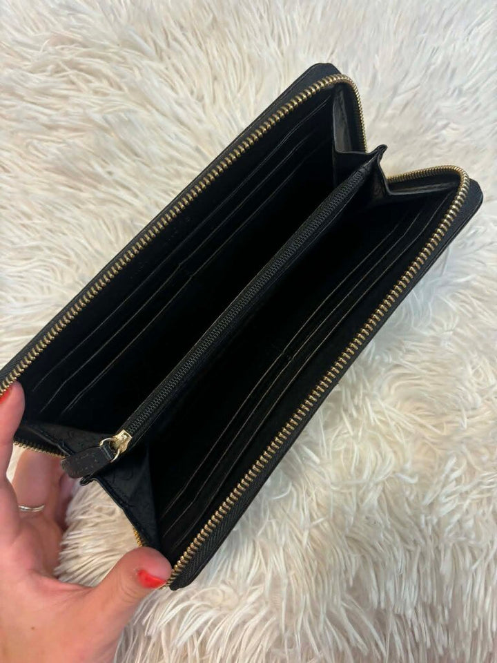 Michael Kors Monogram Jacquard Continental Wallet