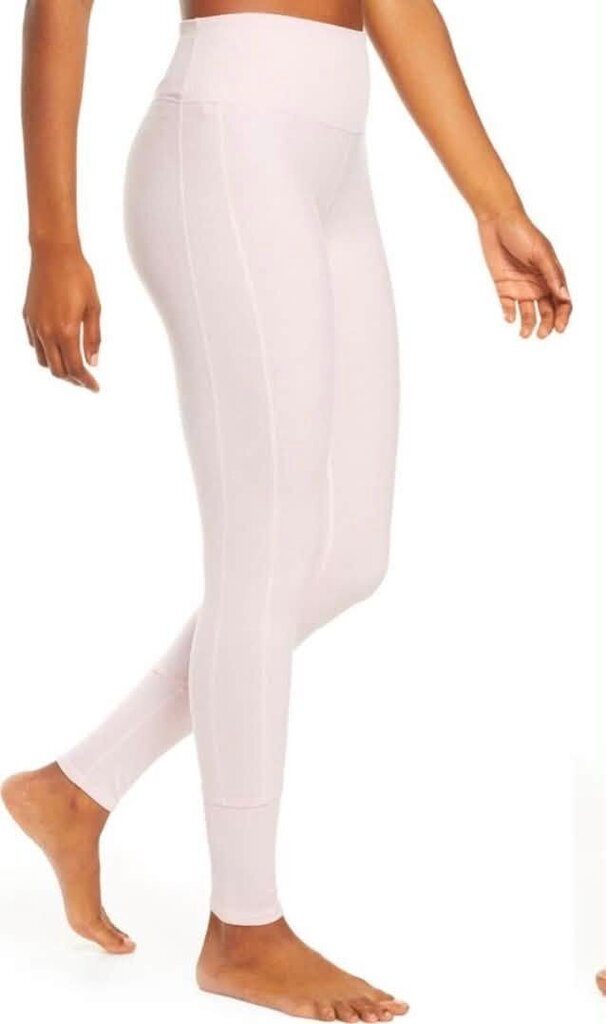 Alo High-Waist Alosoft Lounge Legging In Dusty Pink - Size XXS