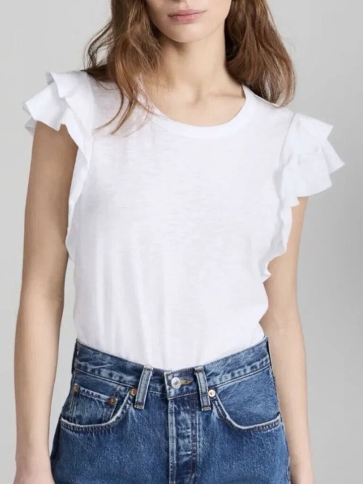 Veronica Beard Akeela Ruffled Top - Size Large