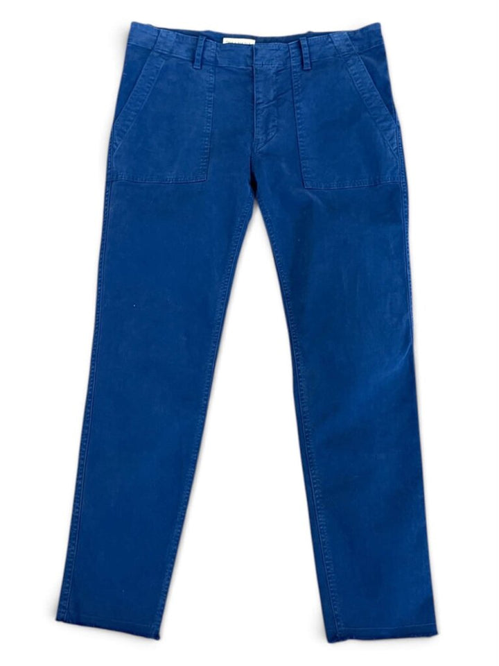 Nili Lotan Jenna Cropped Raw-Edge Pants - Size 4