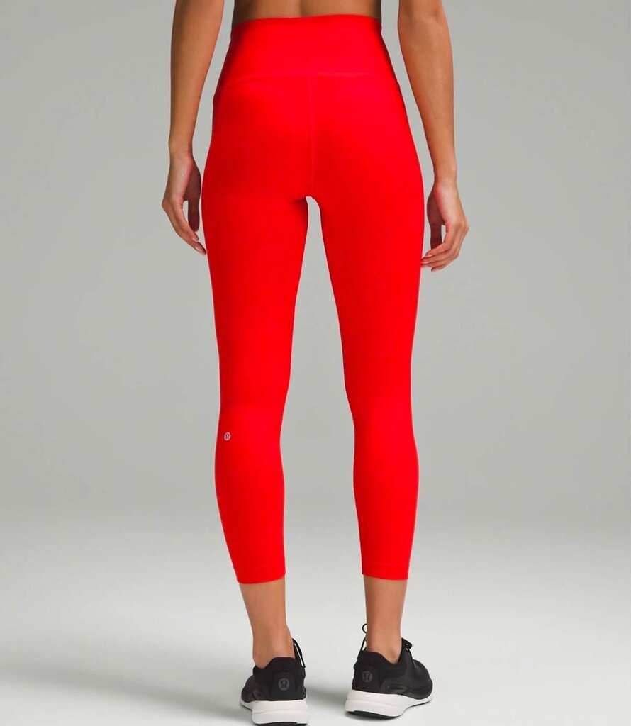 Lululemon Wunder Train High-Rise Tight 25" In Hot Heat - Size 14