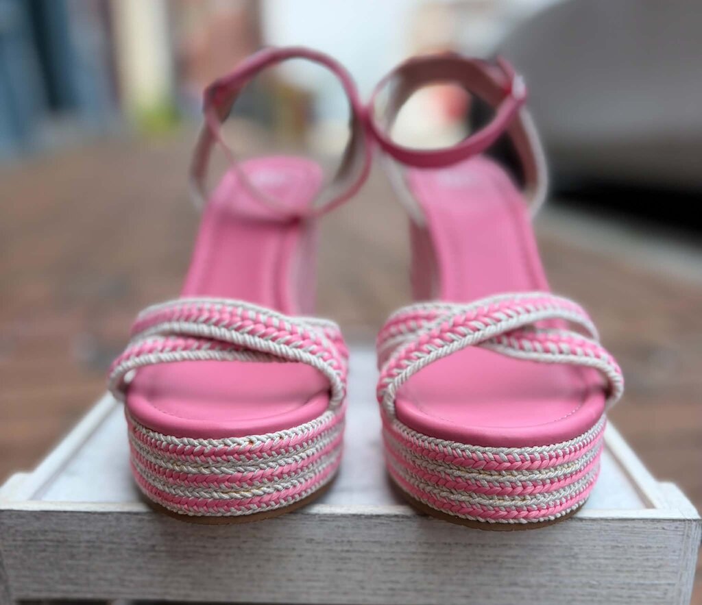 BP Gabby Woven Wedge Sandals - Size 10