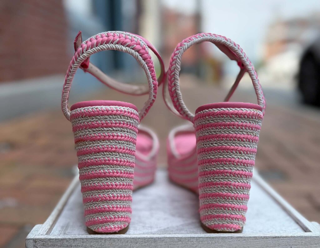 BP Gabby Woven Wedge Sandals - Size 10
