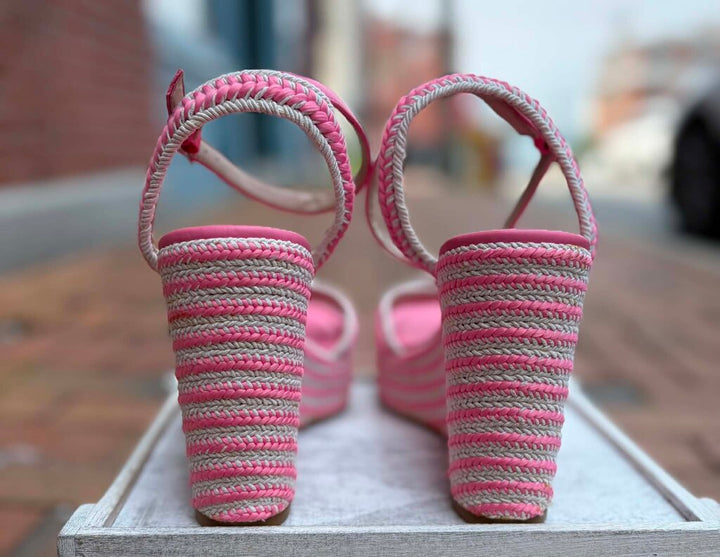 BP Gabby Woven Wedge Sandals - Size 10