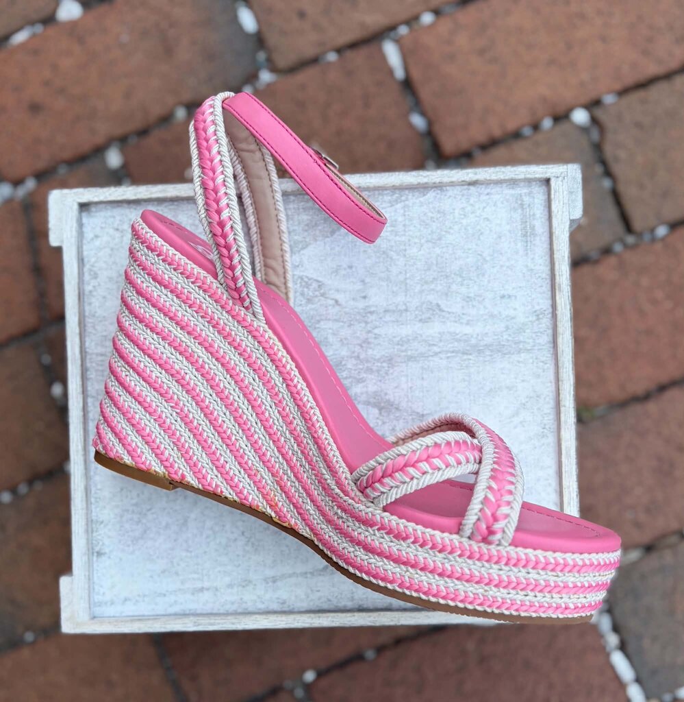 BP Gabby Woven Wedge Sandals - Size 10