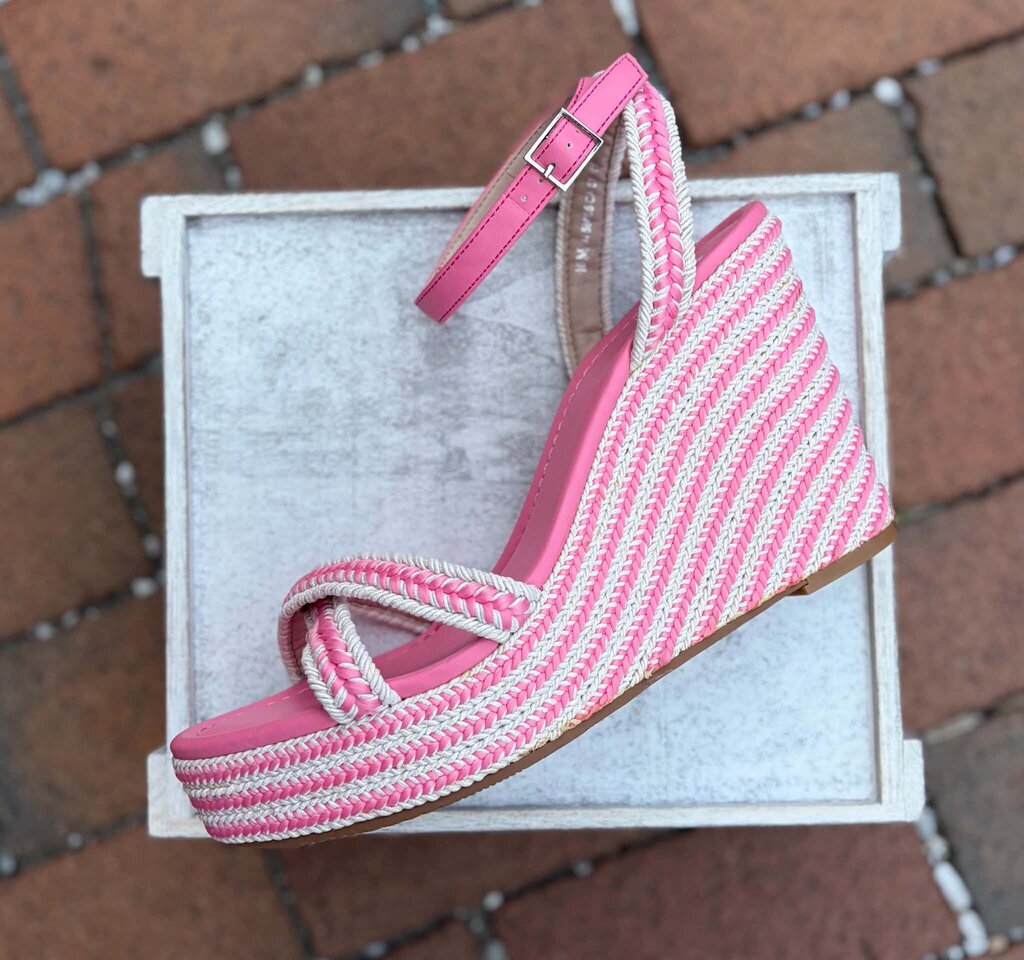BP Gabby Woven Wedge Sandals - Size 10