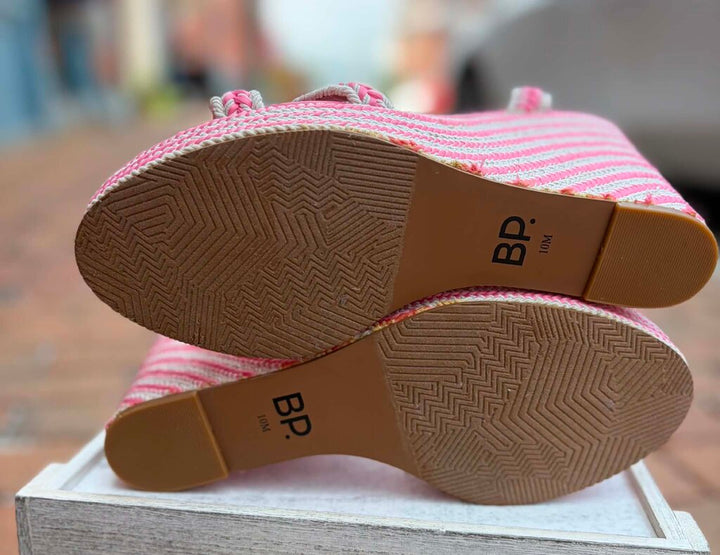 BP Gabby Woven Wedge Sandals - Size 10