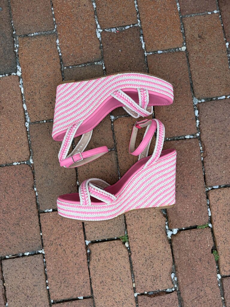 BP Gabby Woven Wedge Sandals - Size 10