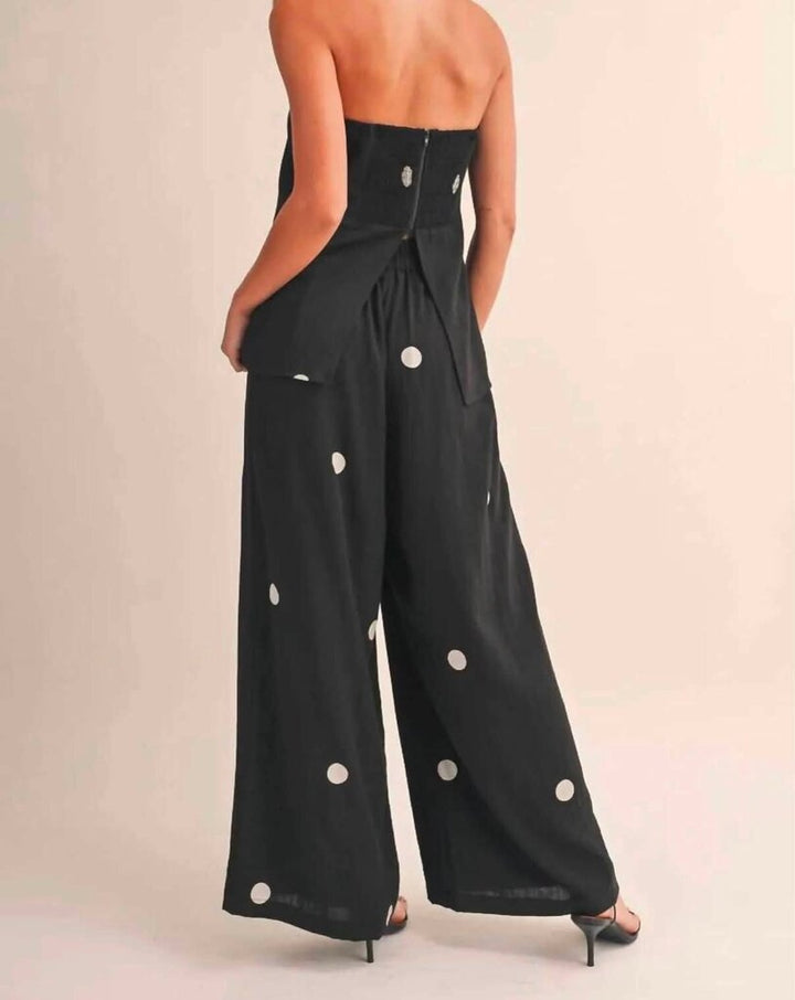 Klesis Polka Dot Tube Two Piece Set - Size Medium