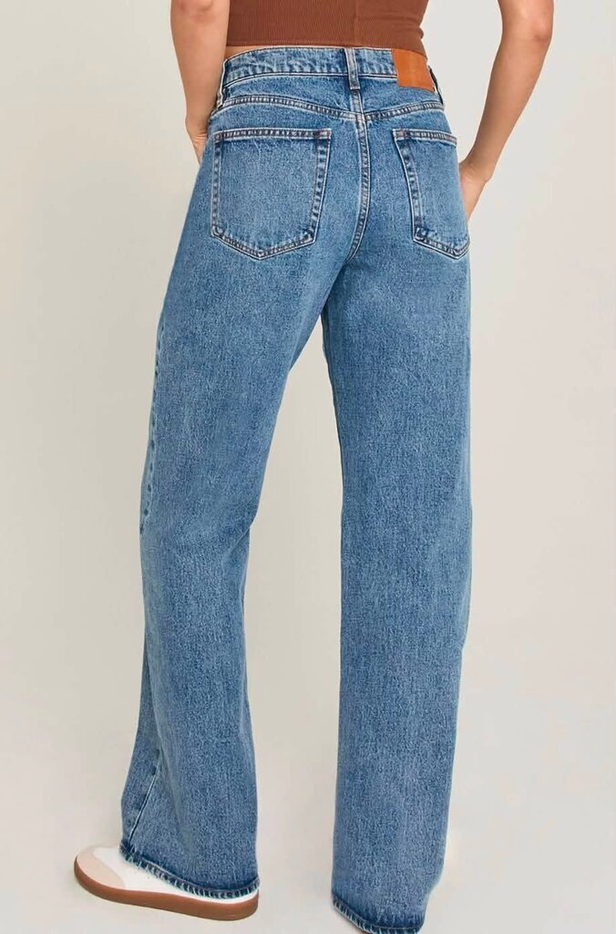 Unpublished Jolene High Waist Mom Flare Jeans In Malibu - Size 28 (Retails For $128)