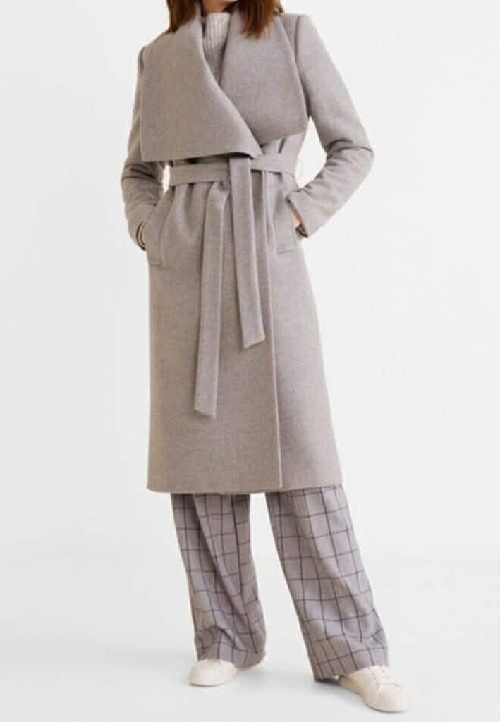 Mango Classic Belted Jacket- Size XS
