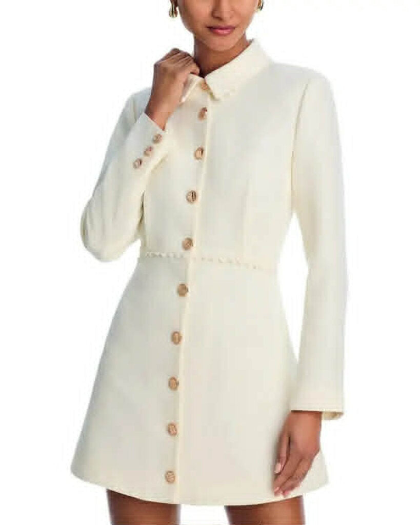 Aqua Tweed Jacket Dress NWT- Size Medium