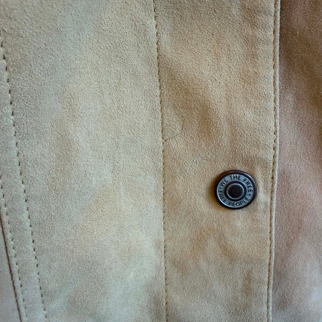We The Free Opal Swing Suede Leather Jacket NWT - Size XS