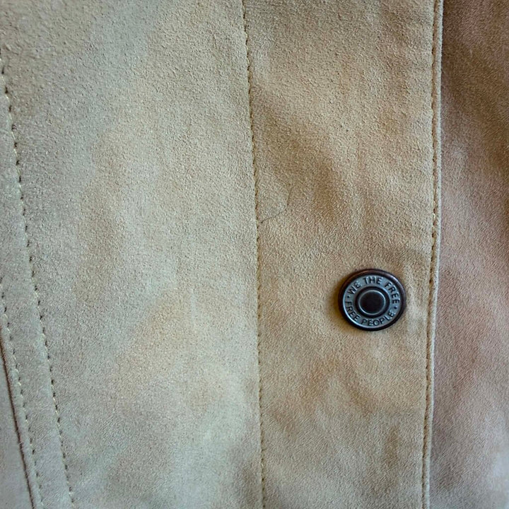 We The Free Opal Swing Suede Leather Jacket NWT - Size XS