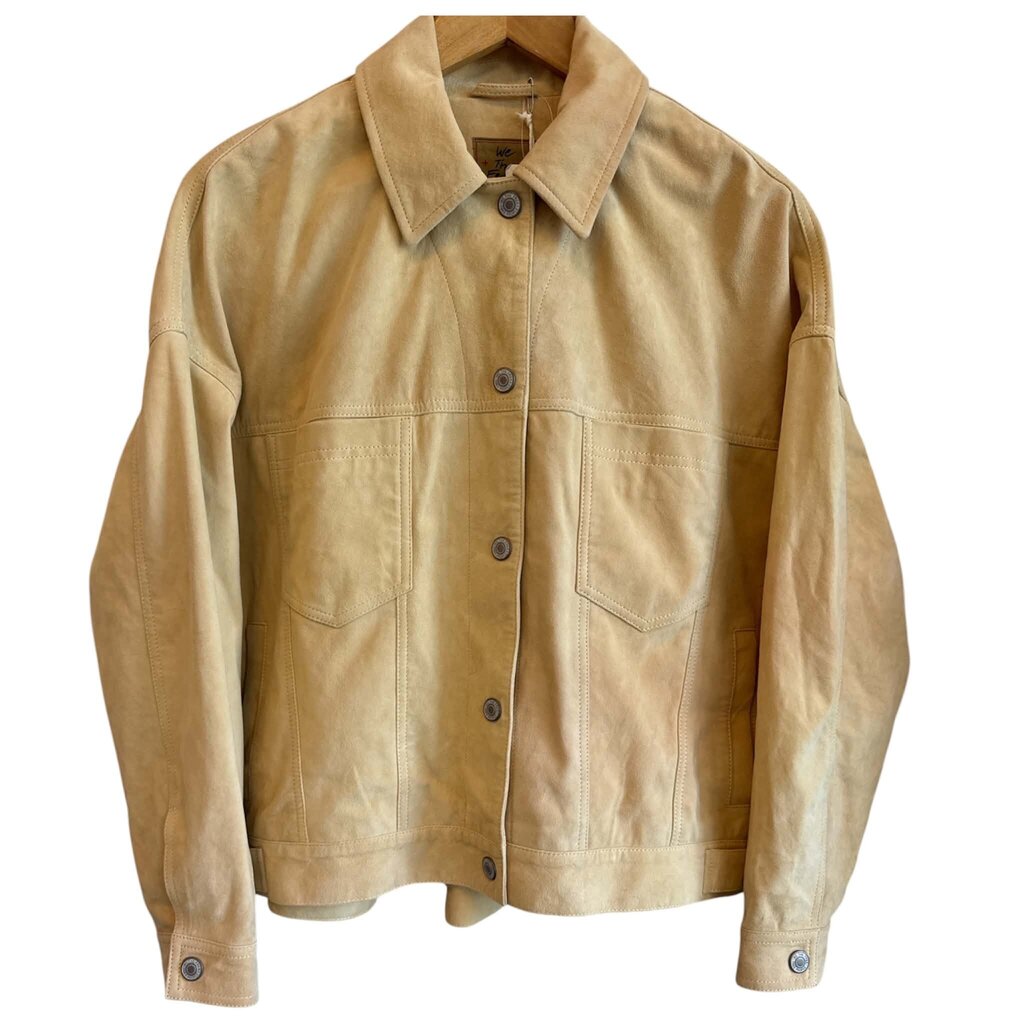 We The Free Opal Swing Suede Leather Jacket NWT - Size XS
