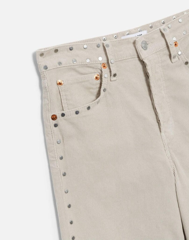 Re Done Comfort Stretch Corduroy High Rise Wide Leg - Size 26 (Retails for $295)