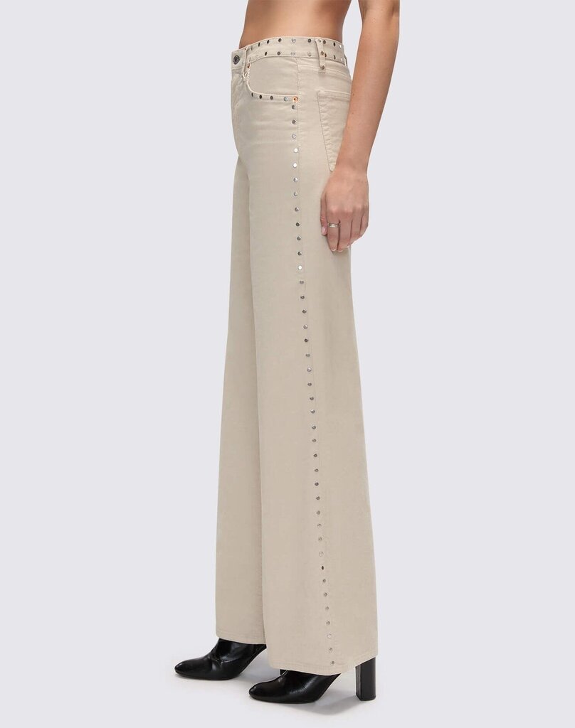 Re Done Comfort Stretch Corduroy High Rise Wide Leg - Size 26 (Retails for $295)