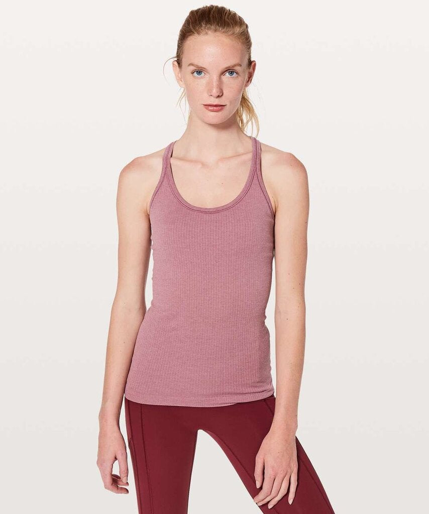 Lululemon Ebb To Street Tank II In Pink - Size 10 (Retails for $58)