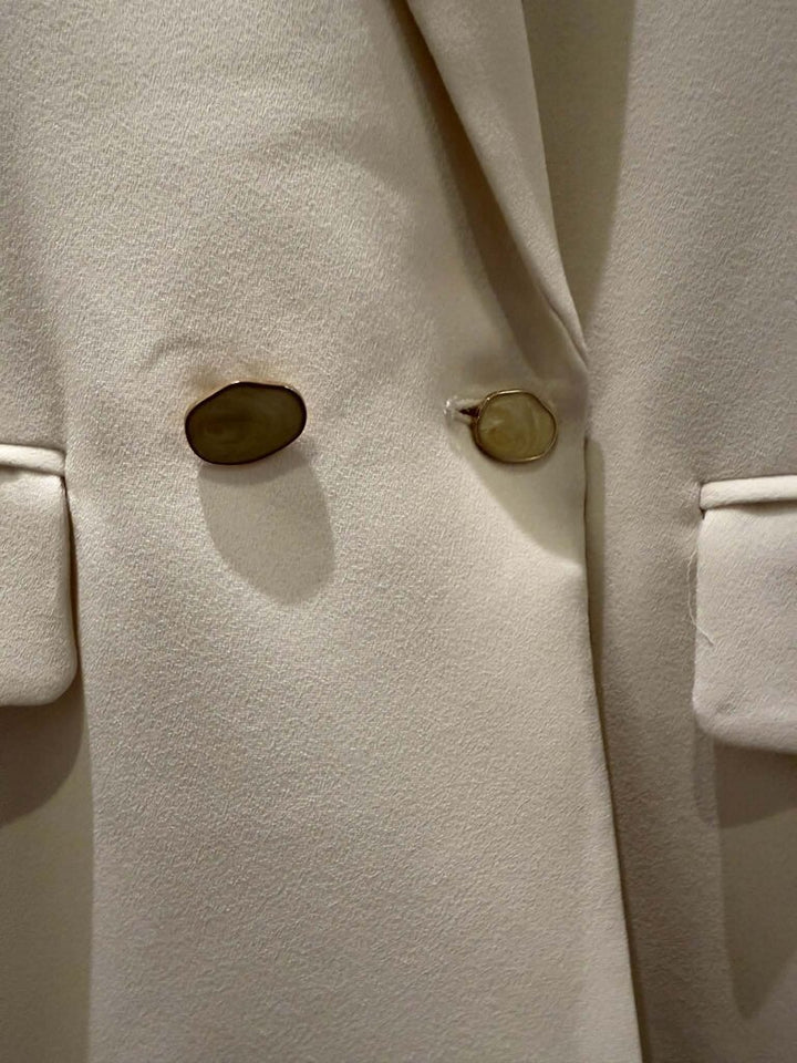 Mango NWT Blazer in White-Size XS