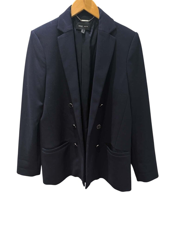 MNG Basics Blazer in Navy-Size Medium